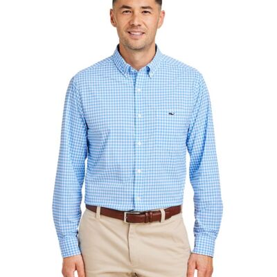 On-The-Go Nylon Gingham Shirt Thumbnail